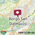 Map La casetta con vista su Borgo