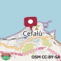 Map La Casetta del Borgo Cefalù