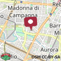 Map Casa Dora Torino, graziosa mansarda