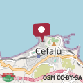 Map La casetta nel centro storico di Cefalù