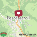Map La Casetta sulla PIAZZA principale di PESCASSEROLI