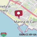 Map La Casina al Mare - Marina di Carrara