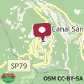 Map "La Casina" Relax e Natura a Canal San Bovo