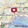 Mappa Appartamento La Cassaforte Napoli Centro - DUOMO