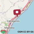 Mappa La conchiglietta Letojanni