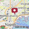 Map La Cupola di Santa Chiara Napoli centro storico