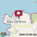 Map La dolce vita in Baia Sardinia