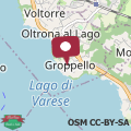 Map Casa Vacanze La Favola Rosa sul Lago di Varese