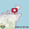 Mapa La finestra sul mare a Porto Rotondo