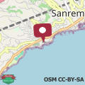 Mapa LA FOCE SANREMO