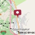 Mappa La Leitery du Mont Blanc 1- CIR VDA Courmayeur 0140