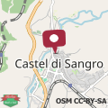 Map La Leoncina casa vacanza centro storico castel di Sangro