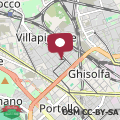 Mappa La Maison di Monica e Alice a Milano-appartamento con terrazza