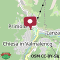 Mapa La mansarda in Valmalenco