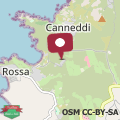 Map La marinedda - isola rossa
