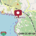 Mapa La mia mansarda sul mare, Levanto