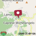 Map La piccola casa di Caprese Michelangelo