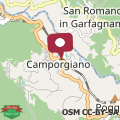 Map La Rocca di Camporgiano