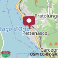 Mappa LA ROSA casa con vista lago d'Orta