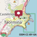 Map La Siminzina Taormina apartment
