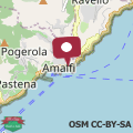 Mappa La stanza sul Porto di Amalfi camera piccina piccina con bagno privato e terrazzino vista mare