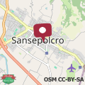 Map La Terrazza camere Sansepolcro