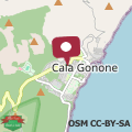 Mapa La terrazza degli oleandri - Cala Gonone