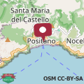Map La Terrazza del Sole a Positano