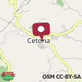 Mappa La Terrazza, historic Tuscan stone residence with garden and terrace in Cetona