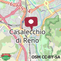 Map La Terrazza sul Reno - in pieno centro-due passi da Villa Chiara - comodo Unipol Arena