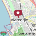 Map La Viareggina, 600mt dal mare centro di Viareggio