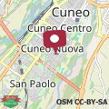 Mapa La Villetta a Cuneo