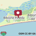 Map La Zagara Bibione, near beach