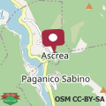 Mappa Lago del Turano - La Taverna con cucina open space e free WI-FI