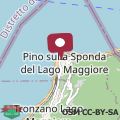 Map Lago Maggiore- Casa Roccia-Ferienwohnung in Pino sulla Sponda