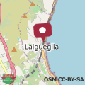 Mappa Laigueglia 200mt dal mare, posto auto e giardino