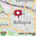 Map Large and bright studio in the heart of Bologna