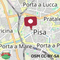 Map Large renovated apartment in the center of Pisa