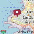 Mapa Lazzaretto - Rive Trieste