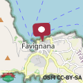 Mapa Le cale di Favignana Cala Rossa