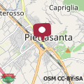 Mapa Le Camere Pietrasantine - Centro Storico