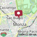 Map Le Case di Giò - Monza Centro a 200 mt Arengario, Parco, Zucchi