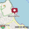 Map Le Case di Sole Appartamento Mondello