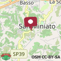 Mapa LE COLLINE HOUSE San Miniato