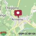 Mapa Le Farfalle di Armeno