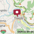 Map Le fontane di Tivoli