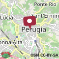 Map LE GEMME DI PERUGIA - alloggi in centro storico - VIA DELLA CUPA / VIA DELIZIOSA