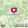 Map Le Giuggiole in Tuscany