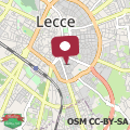 Mapa Le porte di Lecce Suites