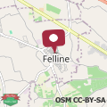 Mapa Le Stanze di Felline